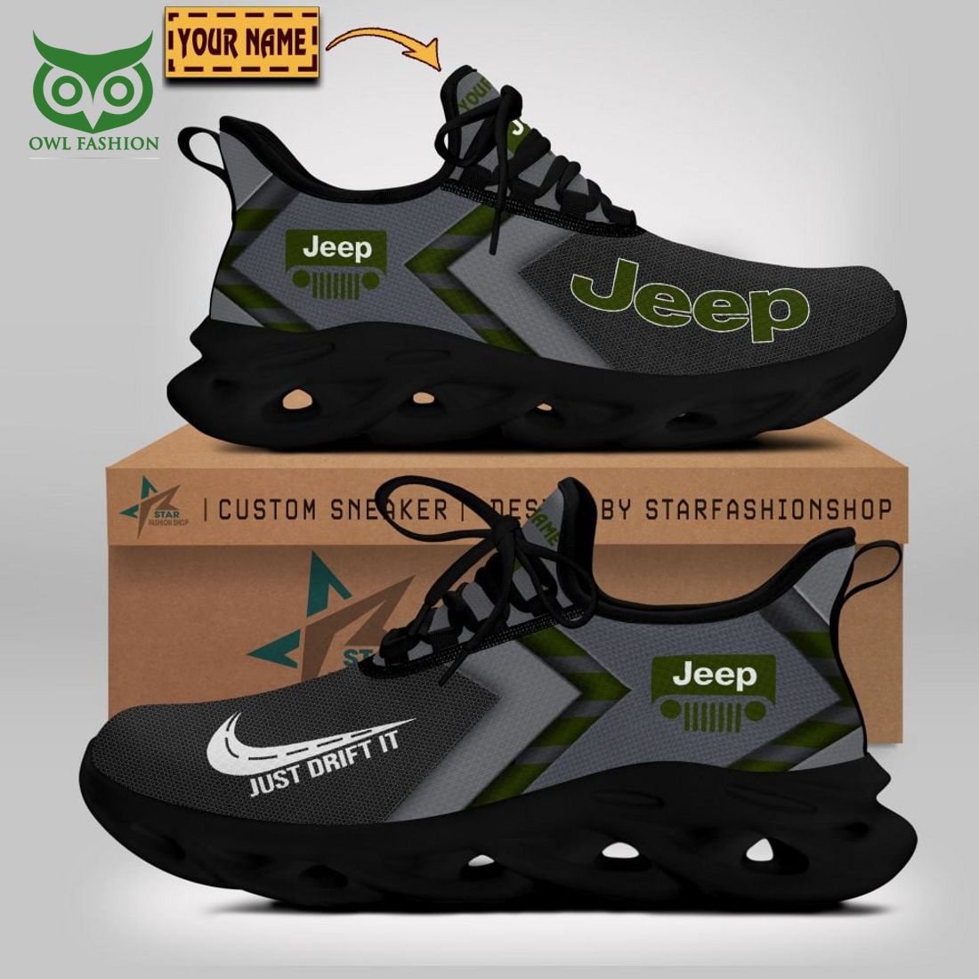 JWFancy Jeep Max Soul Shoes Sneakers For Men And Women