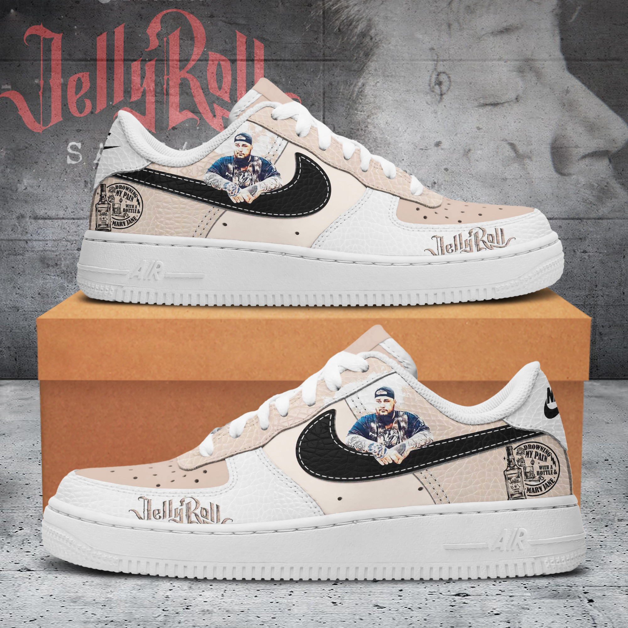 JWFancy Jelly Roll Air Low-Top Sneakers Shoes For Men And Women