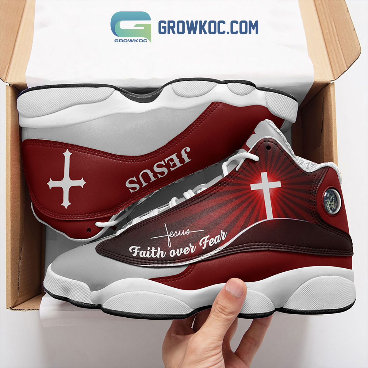 JWFancy Jesus AJ13 Sneakers Shoes For Men And Women