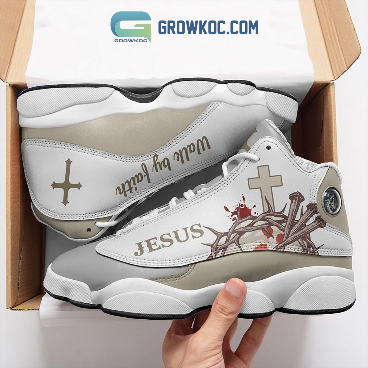 JWFancy Jesus AJ13 Sneakers Shoes For Men And Women
