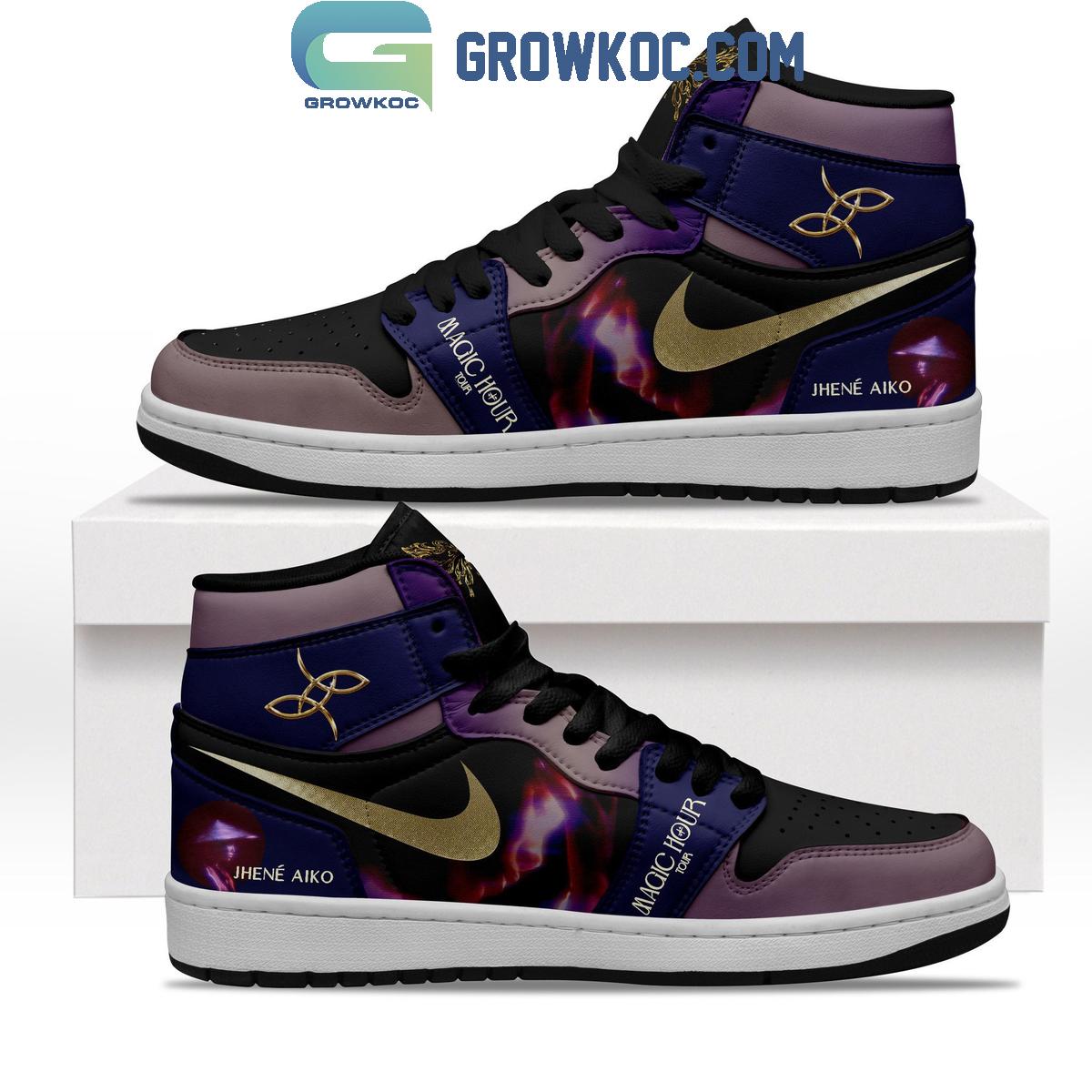 JWFancy Jhene Aiko AJ1 High Sneakers Shoes For Men And Women
