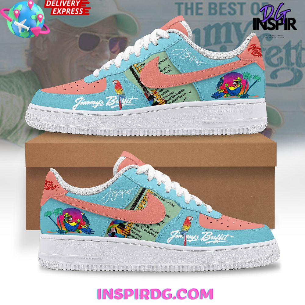 JWFancy Jimmy Buffett Air Low-Top Sneakers Shoes For Men And Women