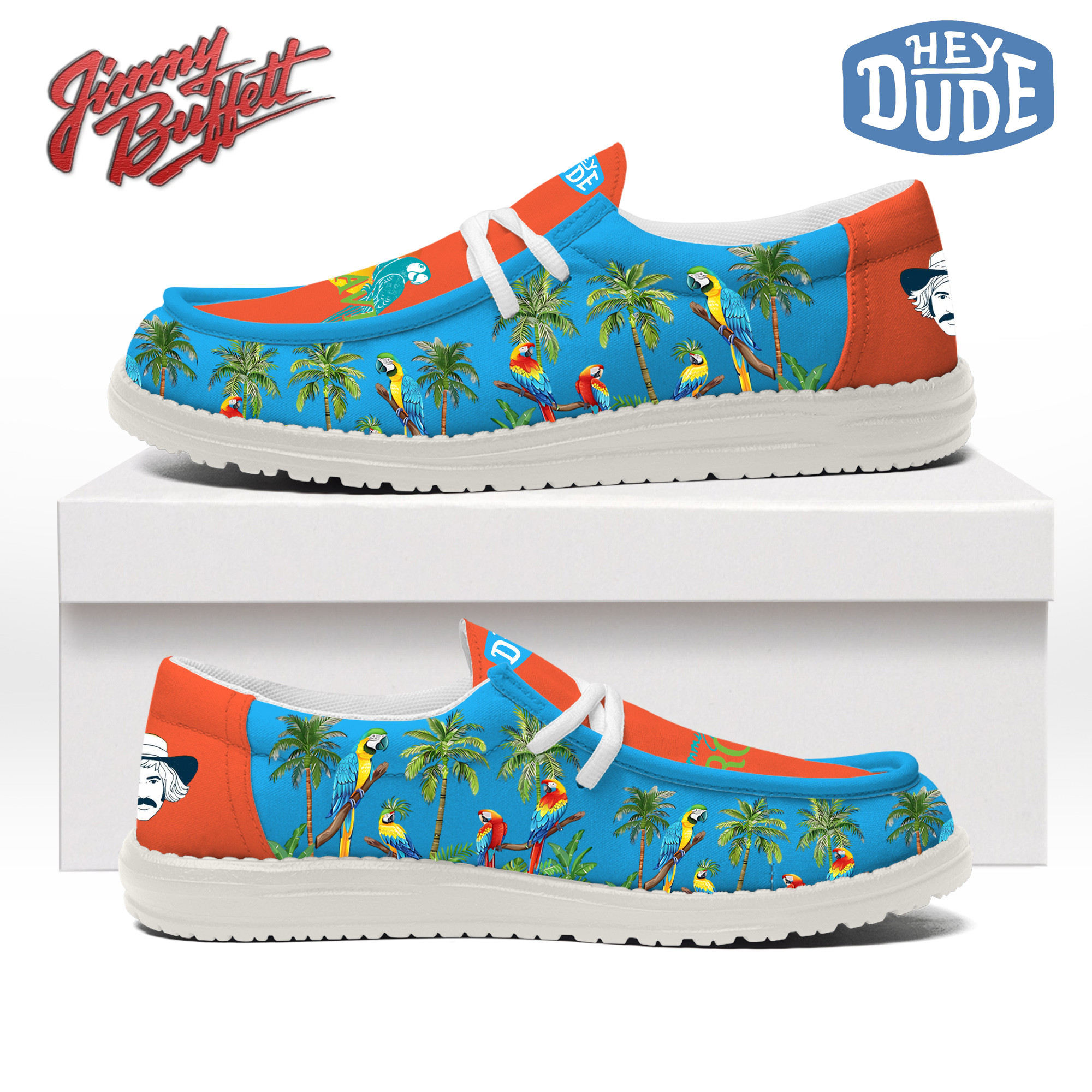 JWFancy Jimmy Buffett – Custom Name Hey Dude