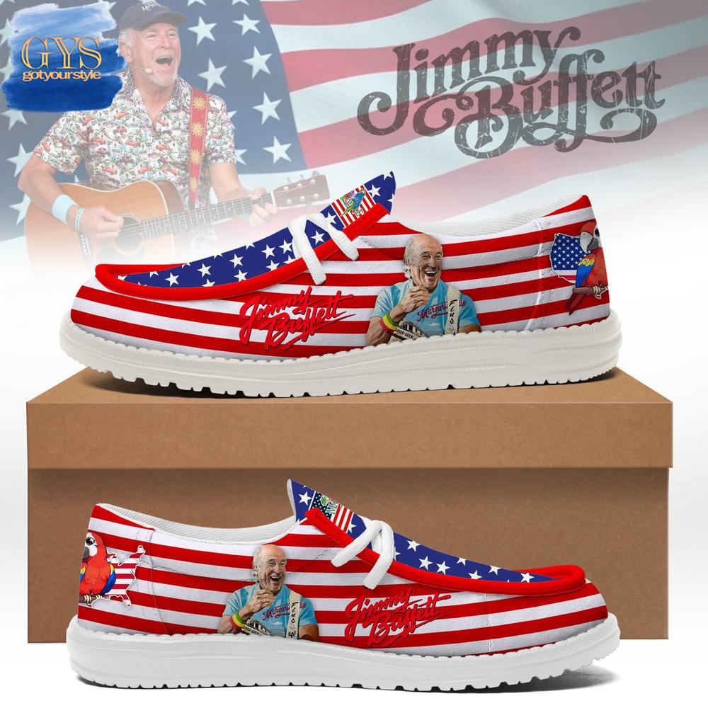 JWFancy Jimmy Buffett Hey Dude Shoes Wally Men's Lace Up Loafers Comfortable For Men And Women