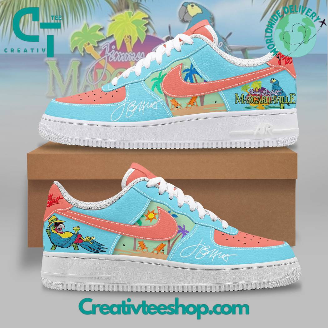 JWFancy Jimmy Buffett MargaritaVille Air Low-Top Sneakers Shoes For Men And Women