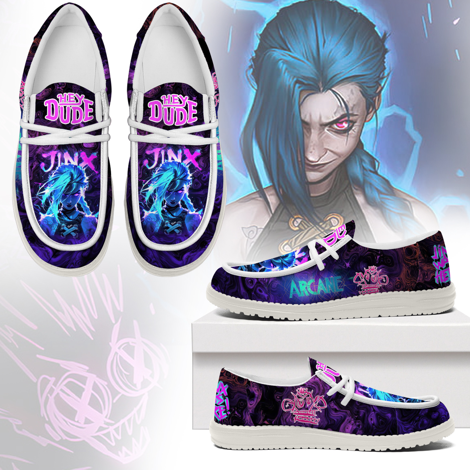 JWFancy Jinx – Custom Name Hey Dude