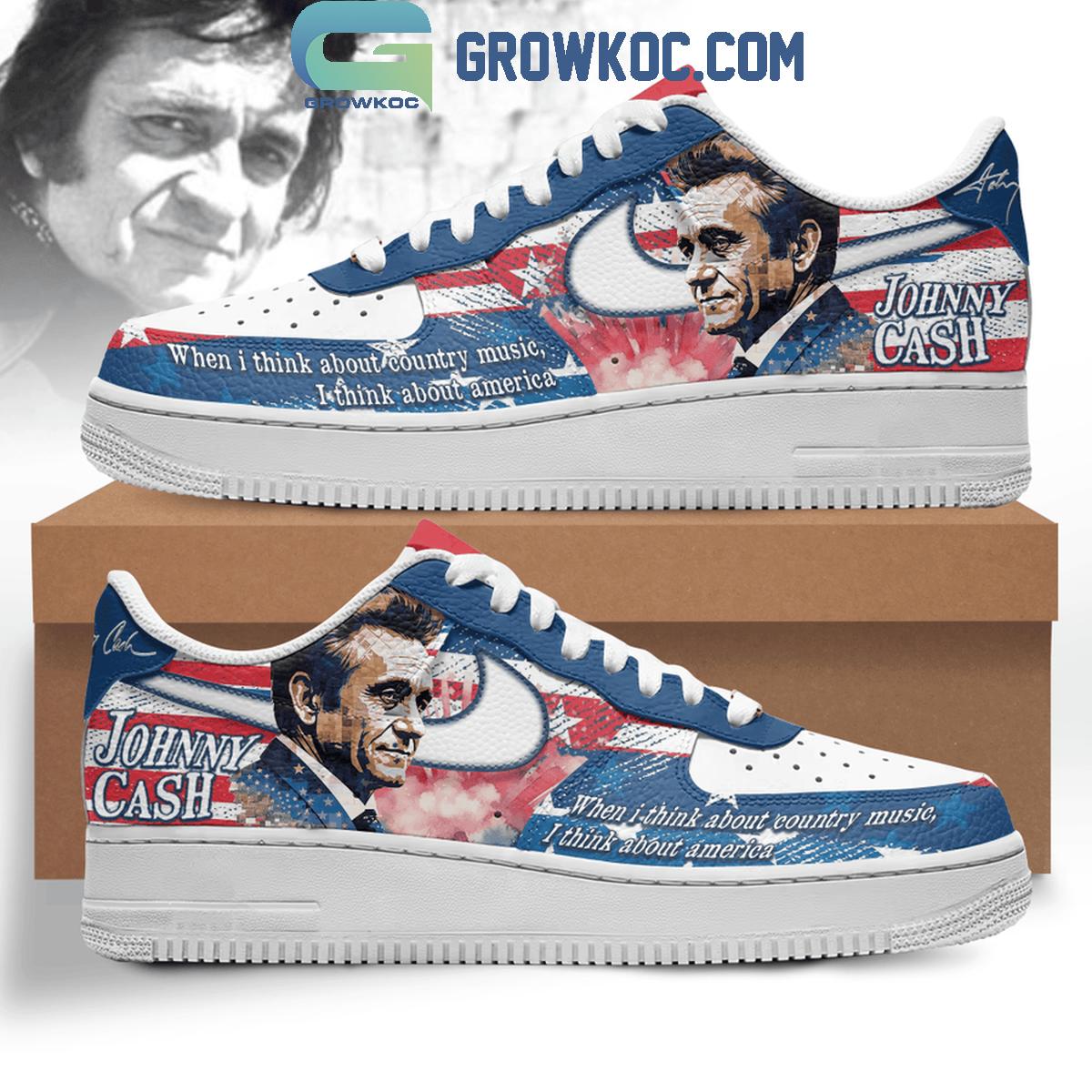 JWFancy Johnny Cash Air Low-Top Sneakers Shoes For Men And Women