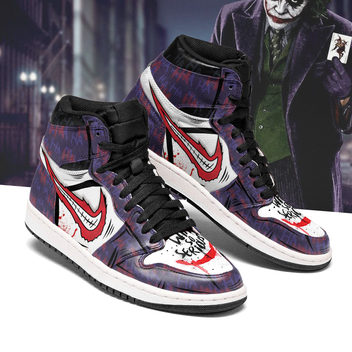 JWFancy Joker AJ1 High Sneakers Shoes For Men And Women
