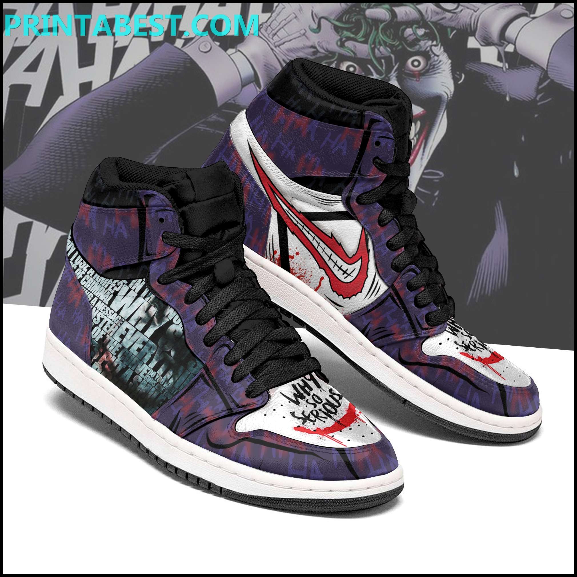 JWFancy Joker AJ1 High Sneakers Shoes For Men And Women