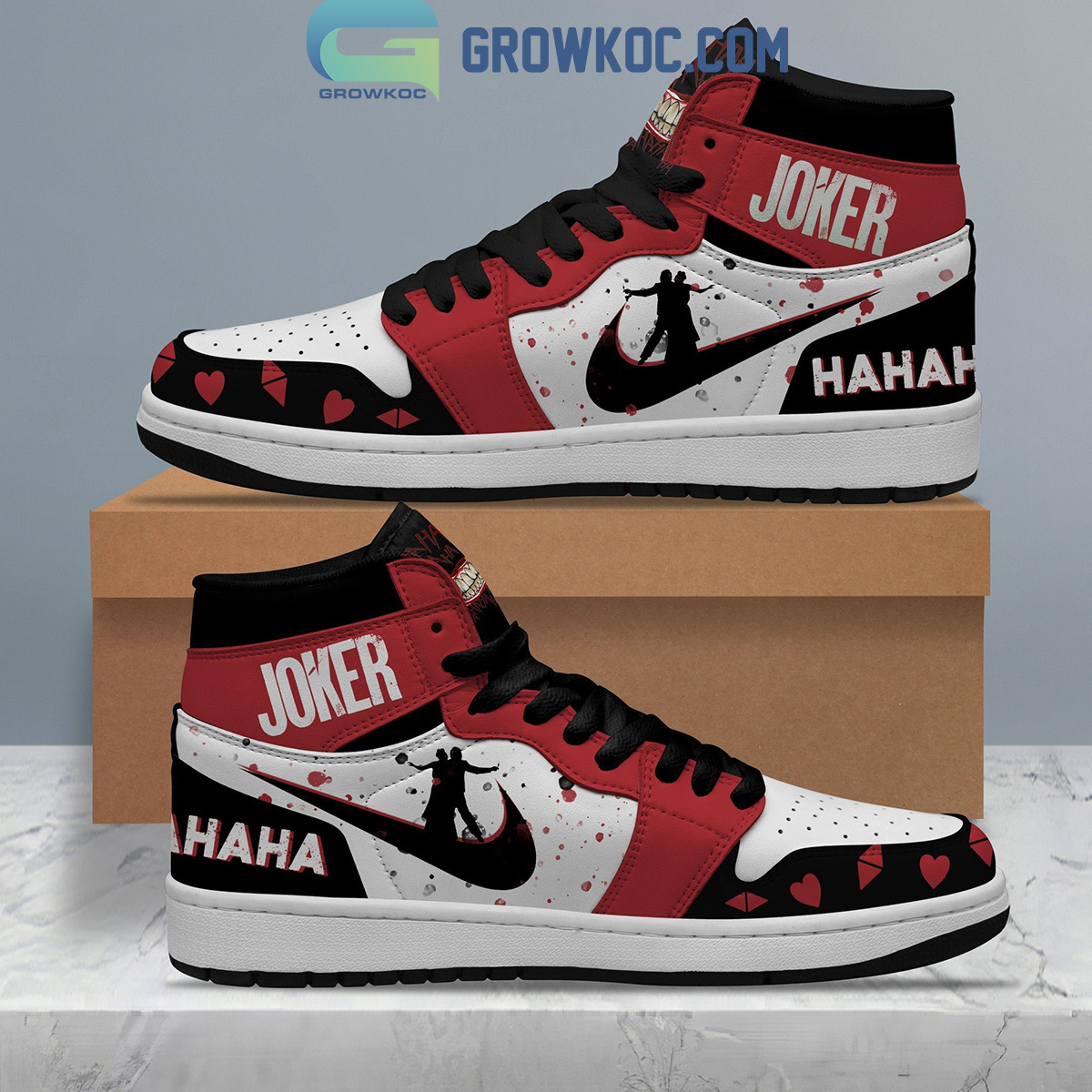 JWFancy Joker AJ1 High Sneakers Shoes For Men And Women