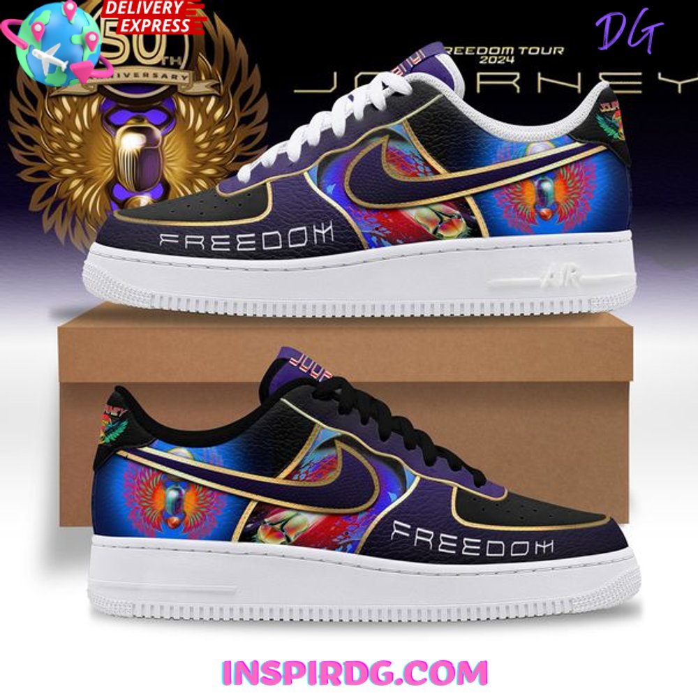 JWFancy Journey 50th Anniversary Freedom Tour Air Low-Top Sneakers Shoes For Men And Women