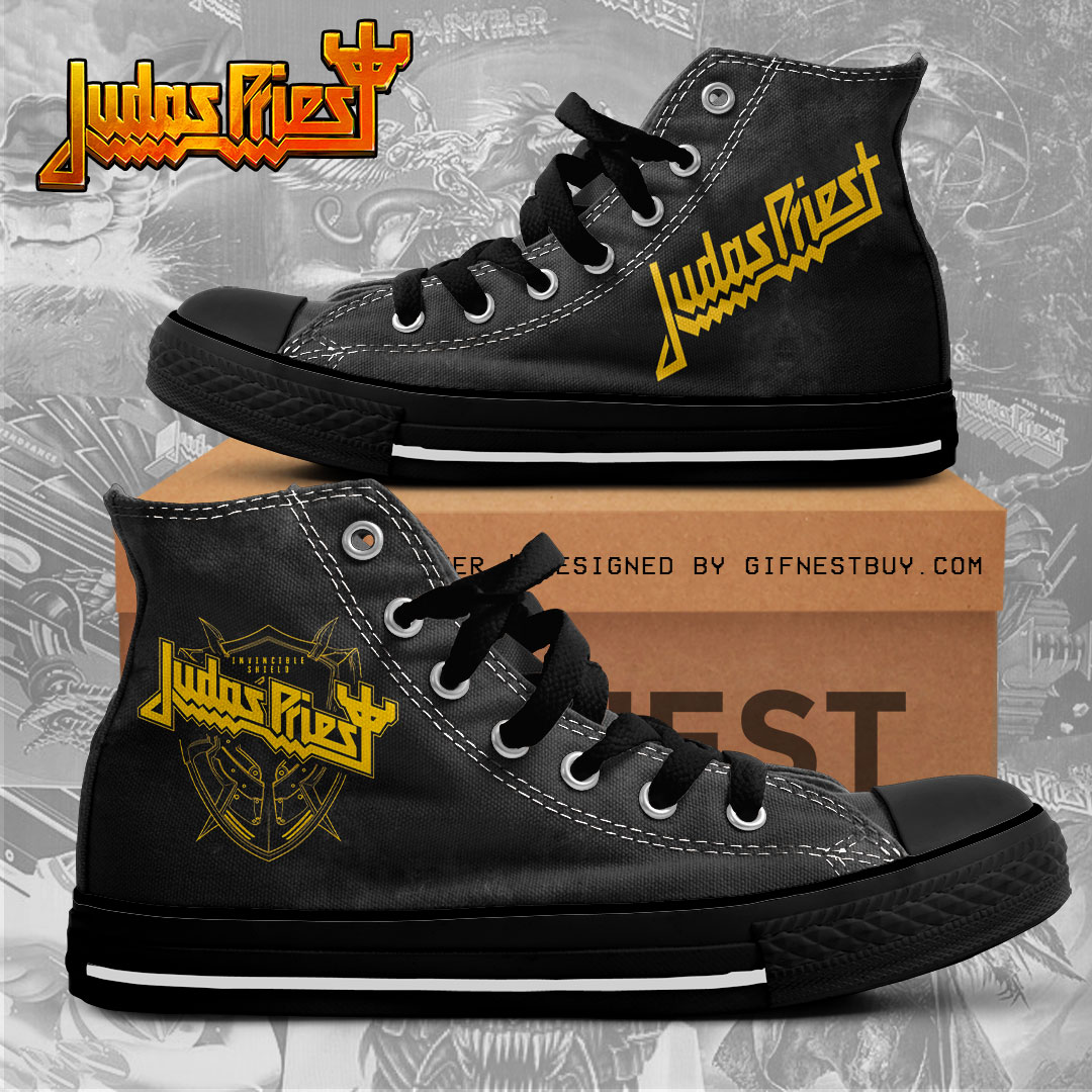 JWFancy Judas Priest High Top Canvas Sneakers Shoes For Men And Women