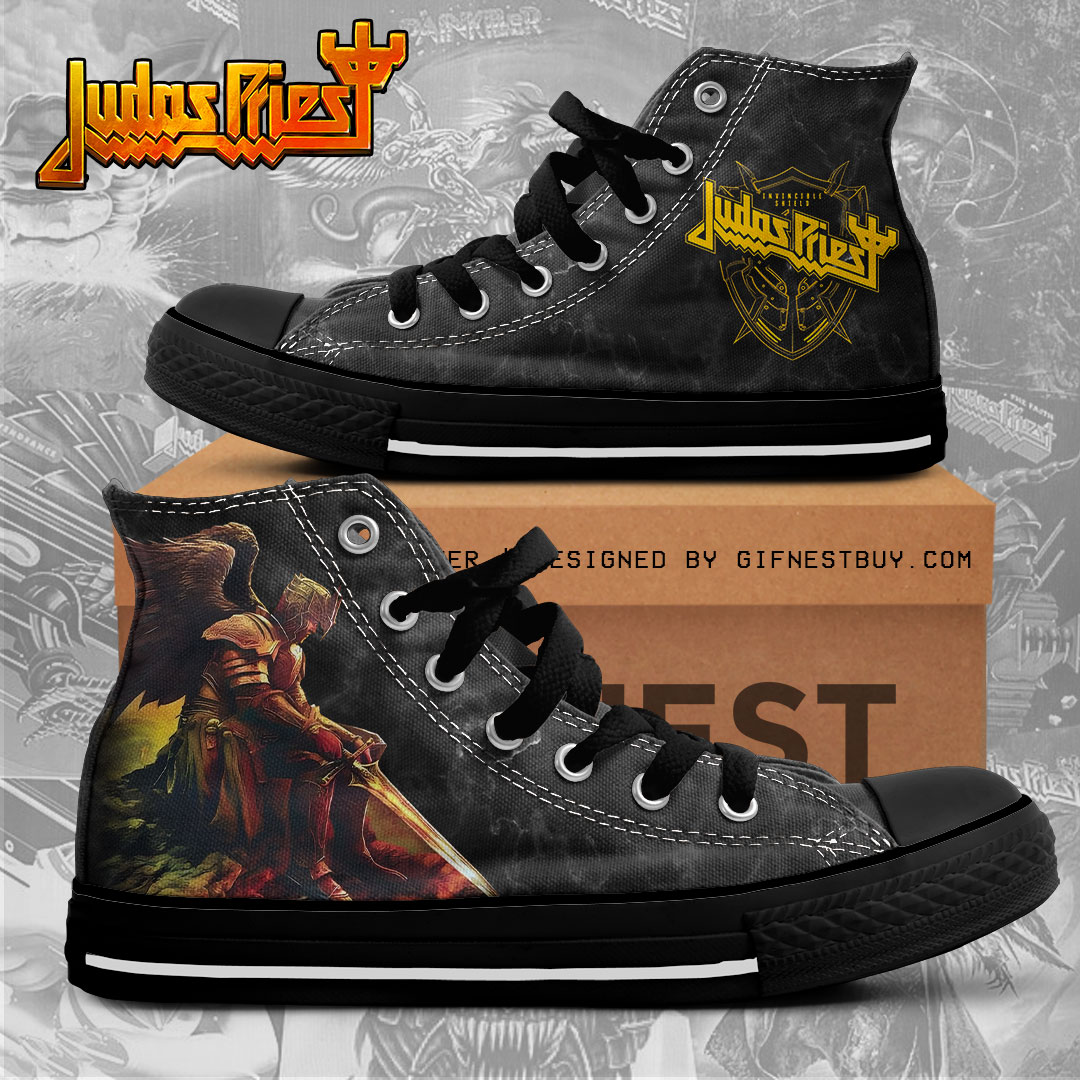 JWFancy Judas Priest High Top Canvas Sneakers Shoes For Men And Women