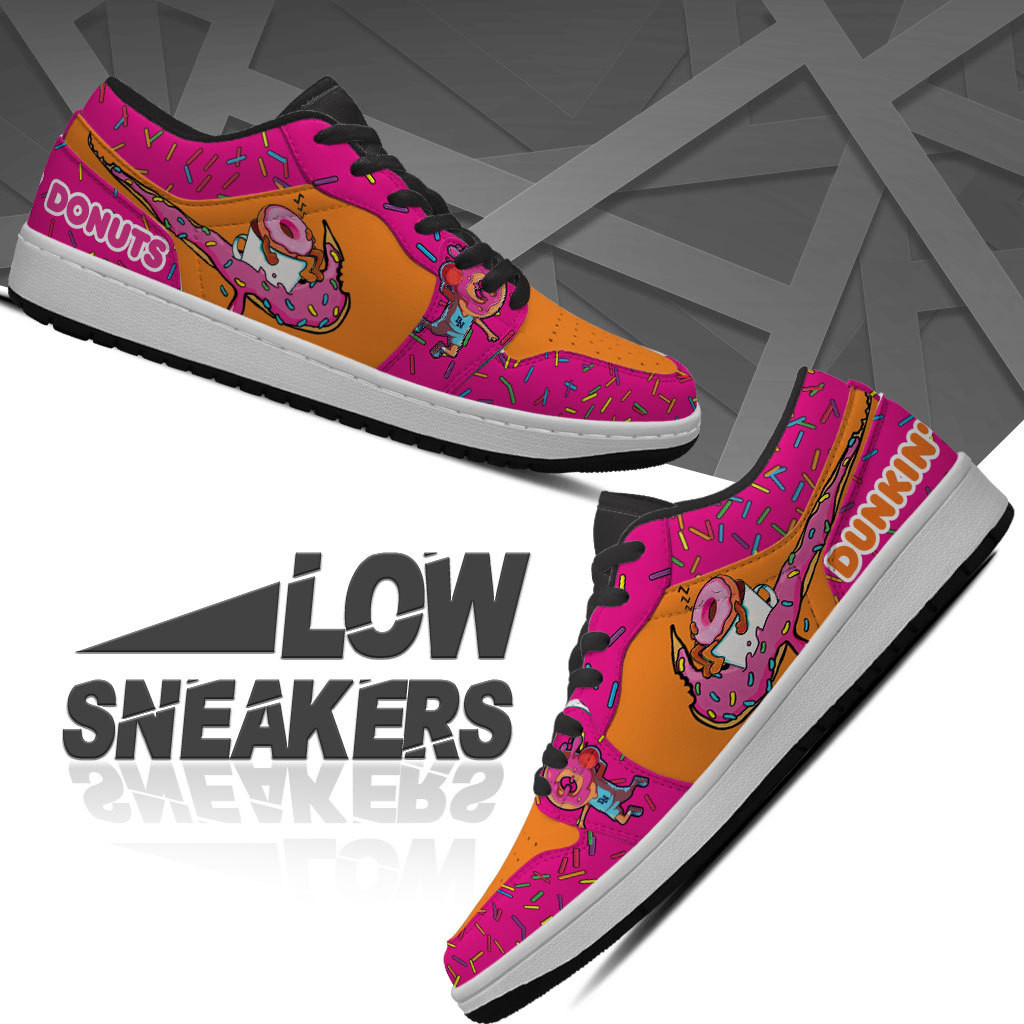 JWFancy Just Donut AJ1 Low Sneakers Shoes For Men And Women