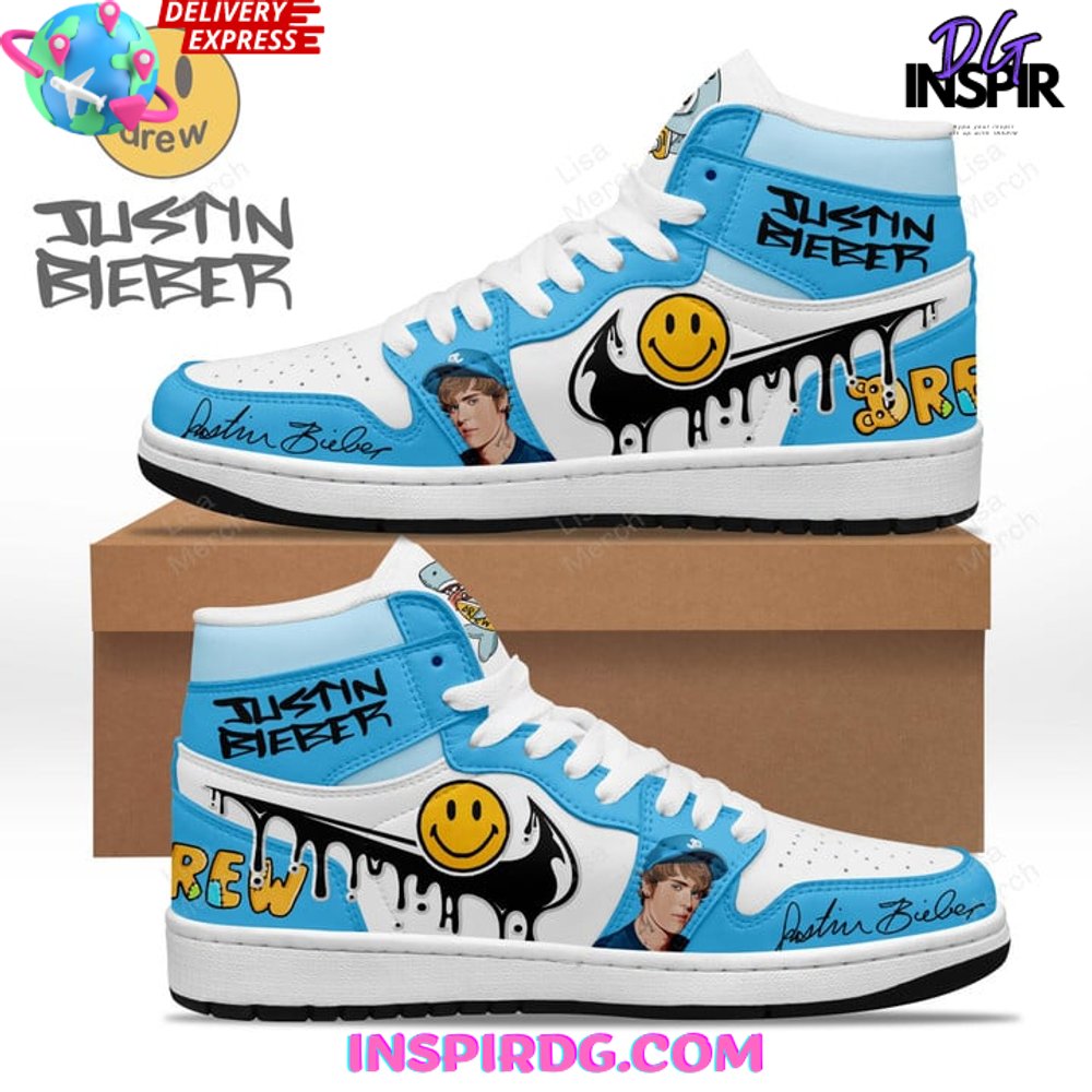 JWFancy Justin Bieber AJ1 High Sneakers Shoes For Men And Women