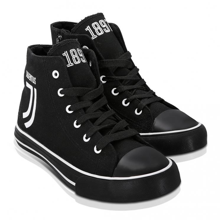JWFancy Juventus F.C. High Top Canvas Sneakers Shoes For Men And Women