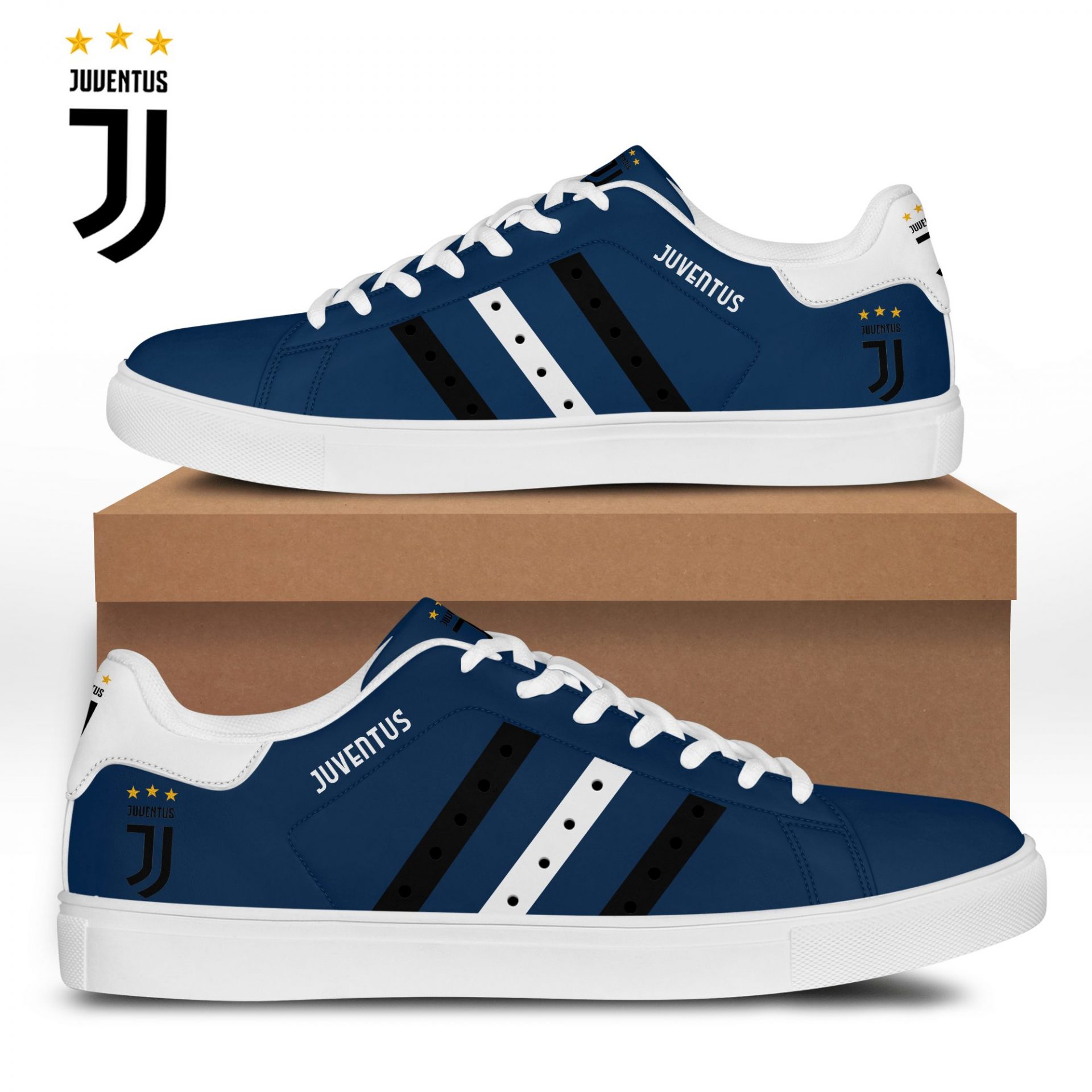 JWFancy Juventus FC Skate Stan Shoes Sneakes For Men And Women
