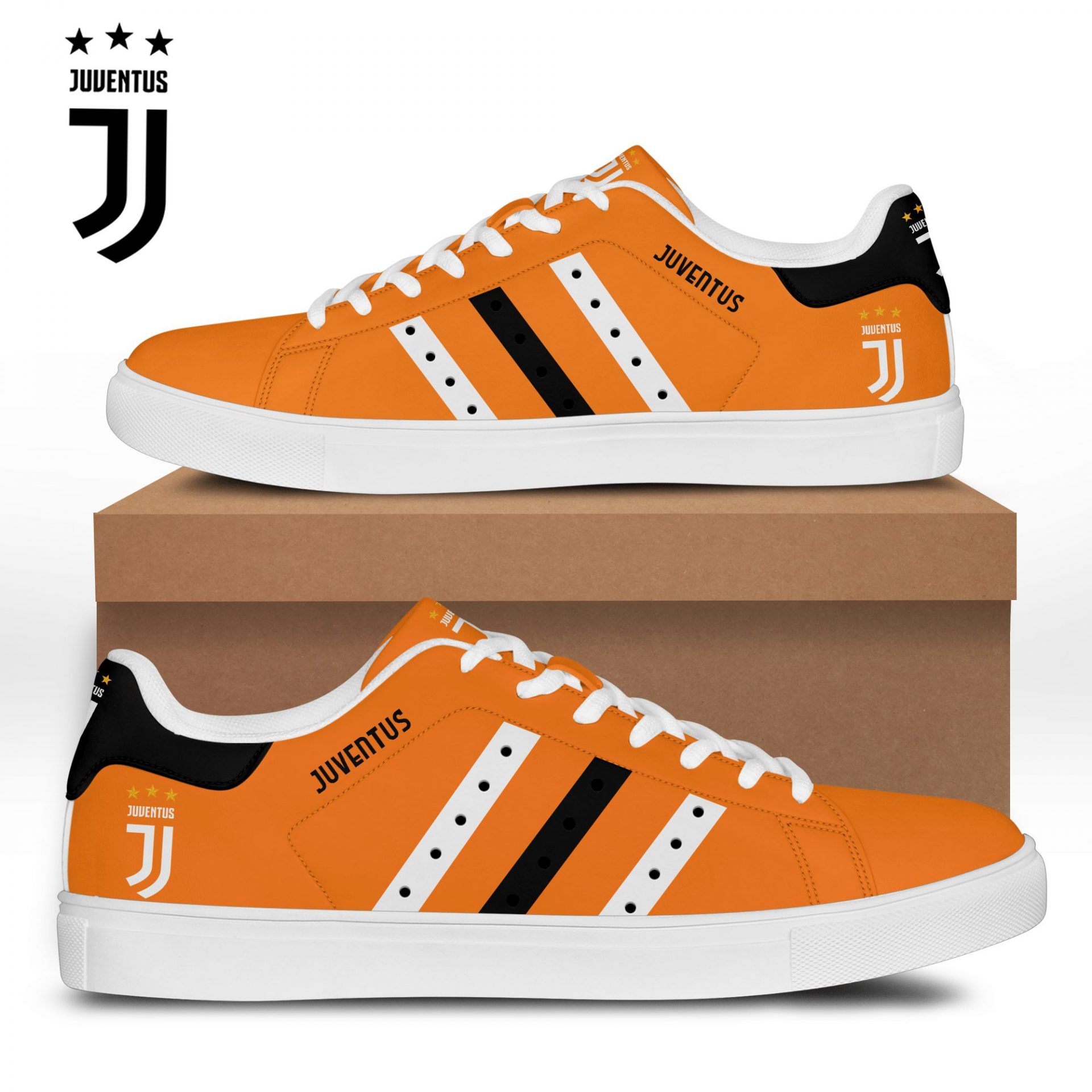 JWFancy Juventus FC Skate Stan Shoes Sneakes For Men And Women