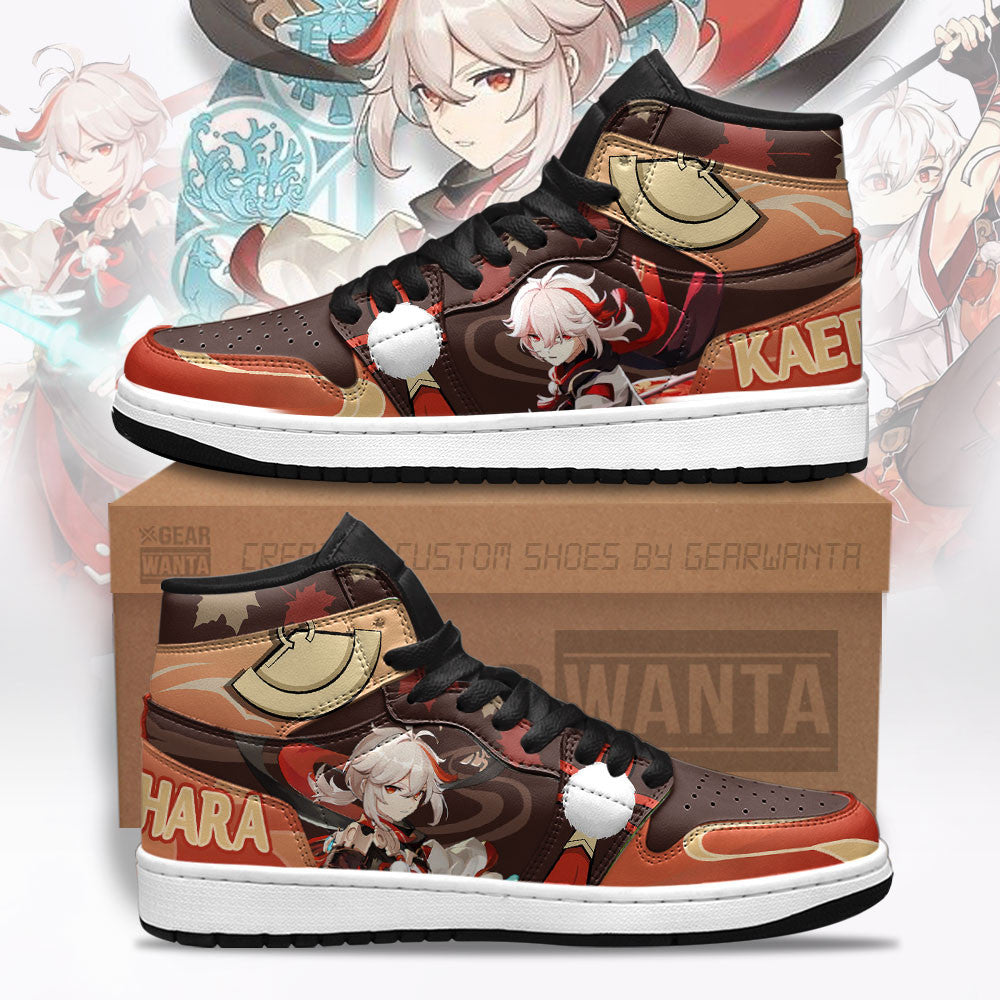 JWFancy Kaedehara Genshin Impact AJ1 High Sneakers Shoes For Men And Women