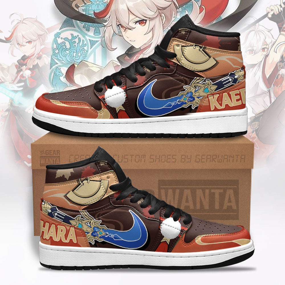JWFancy Kaedehara Sw Genshin Impact AJ1 High Sneakers Shoes For Men And Women