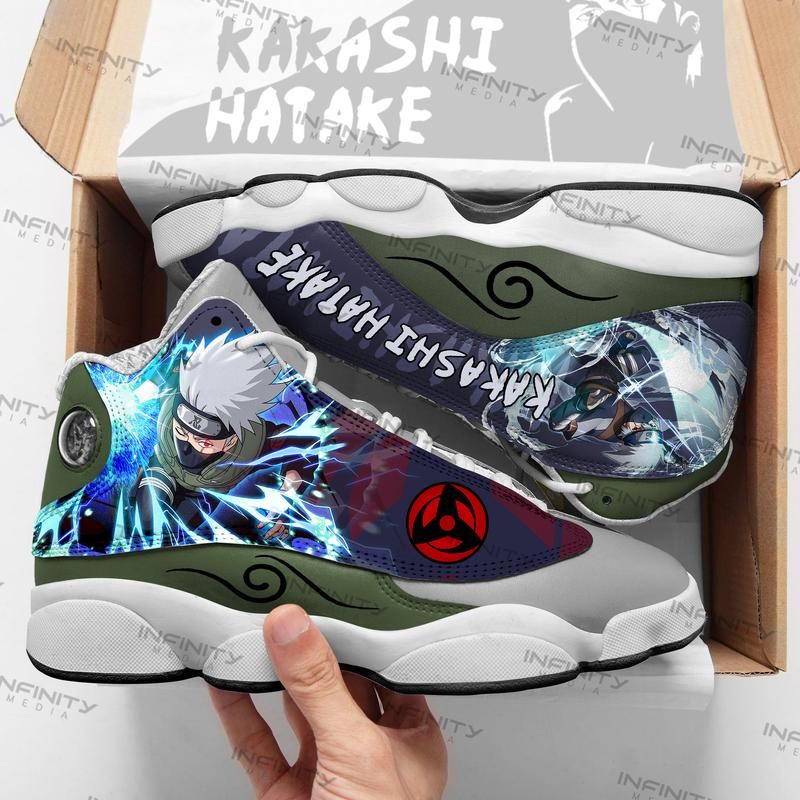 JWFancy Kakashi Hatake AJ13 Sneakers Shoes For Men And Women