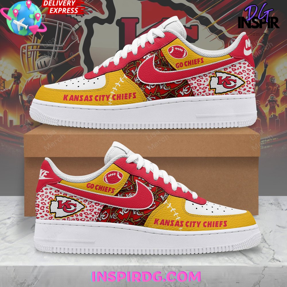 JWFancy Kansas City Chiefs Air Low-Top Sneakers Shoes For Men And Women