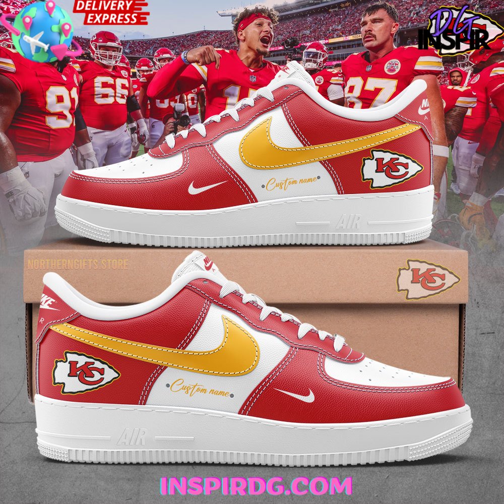 JWFancy Kansas City Chiefs Air Low-Top Sneakers Shoes For Men And Women