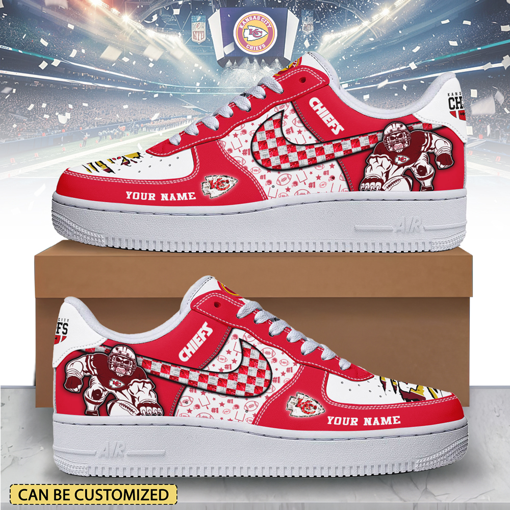 JWFancy Kansas City Chiefs Air Low-Top Sneakers Shoes For Men And Women