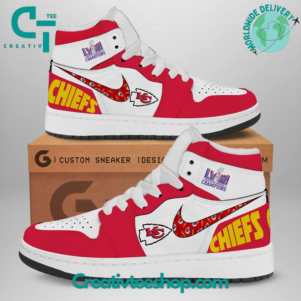 JWFancy Kansas City Chiefs AJ1 High Sneakers Shoes For Men And Women