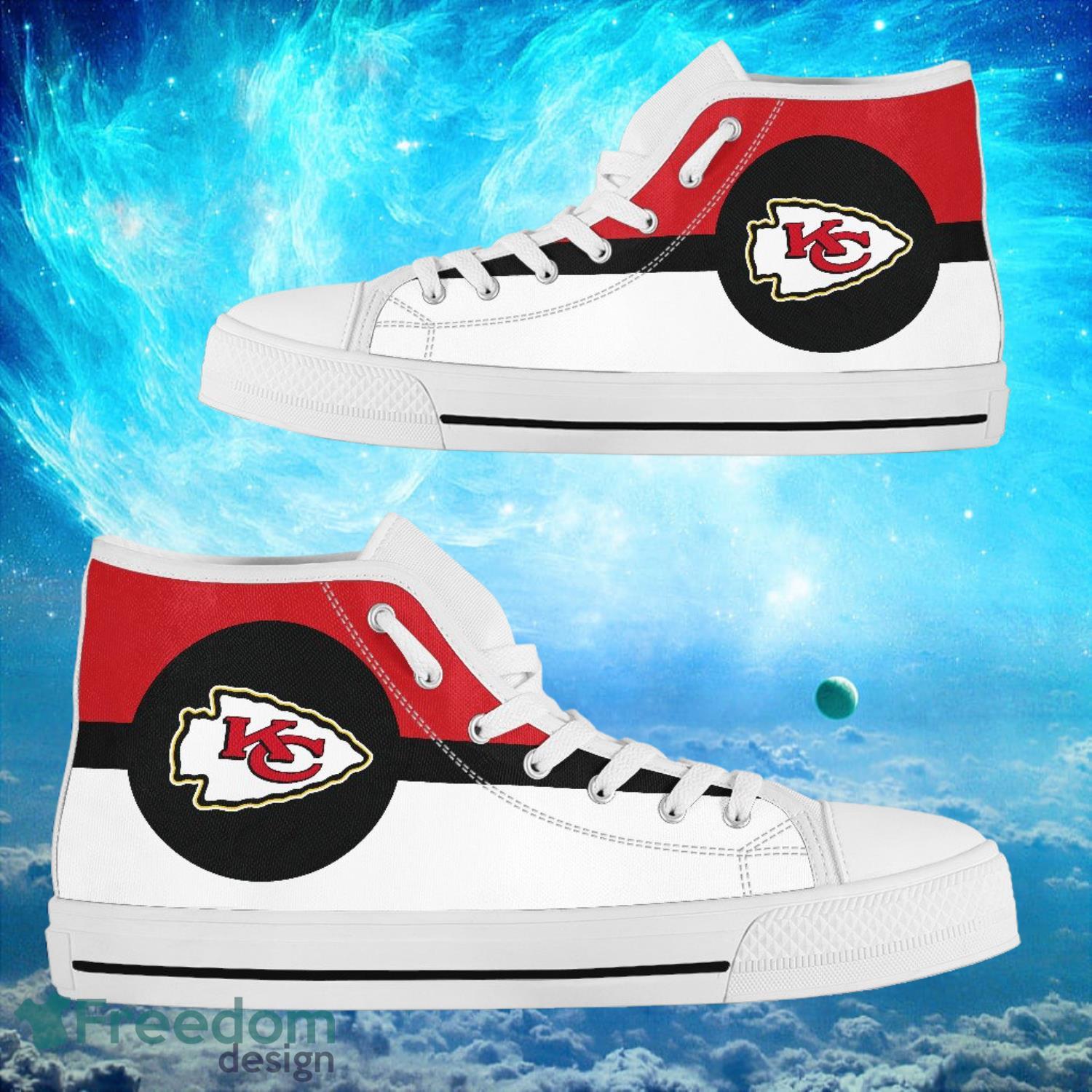 JWFancy Kansas City Chiefs High Top Canvas Sneakers Shoes For Men And Women