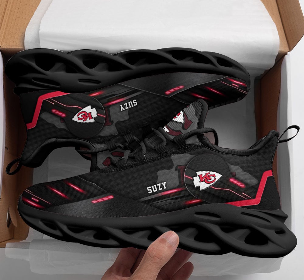 JWFancy Kansas City Chiefs Max Soul Shoes Sneakers For Men And Women