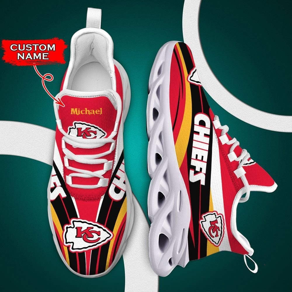 JWFancy Kansas City Chiefs Max Soul Shoes Sneakers For Men And Women