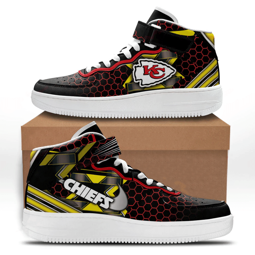 JWFancy Kansas City Chiefs NFL Air Low-Top Sneakers Shoes For Men And Women