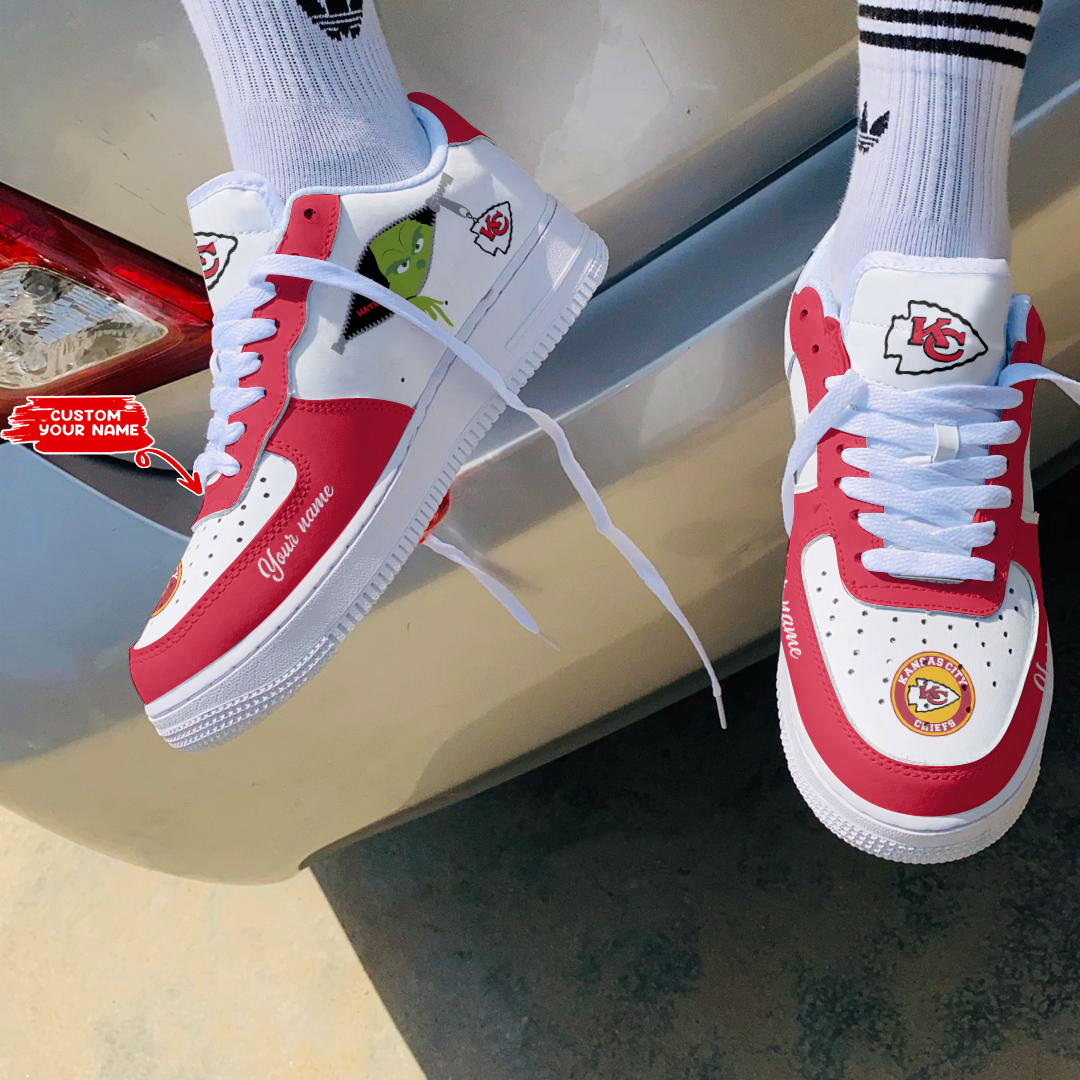 JWFancy Kansas City Chiefs NFL Air Low-Top Sneakers Shoes For Men And Women