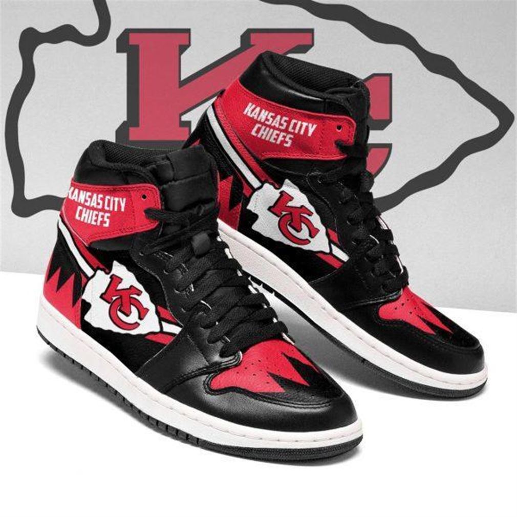 JWFancy Kansas City Chiefs NFL AJ1 High Sneakers Shoes For Men And Women