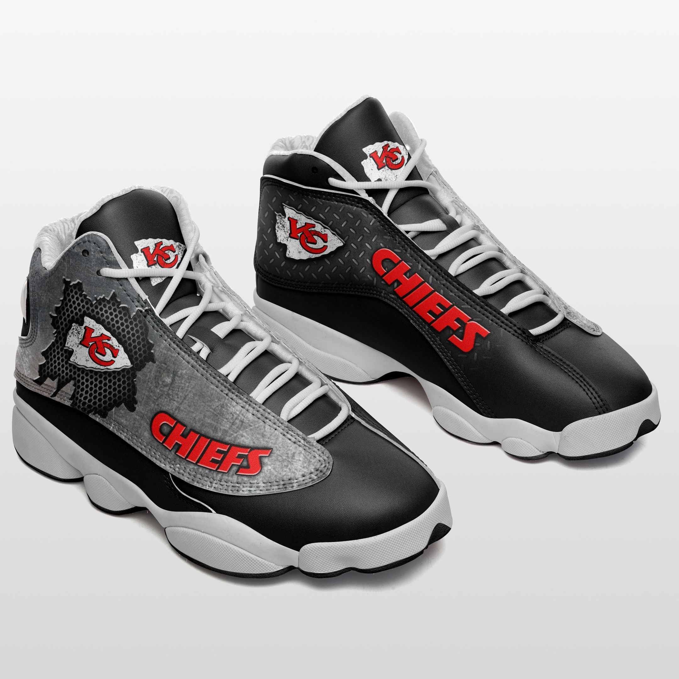 JWFancy Kansas City Chiefs NFL AJ13 Sneakers Shoes For Men And Women