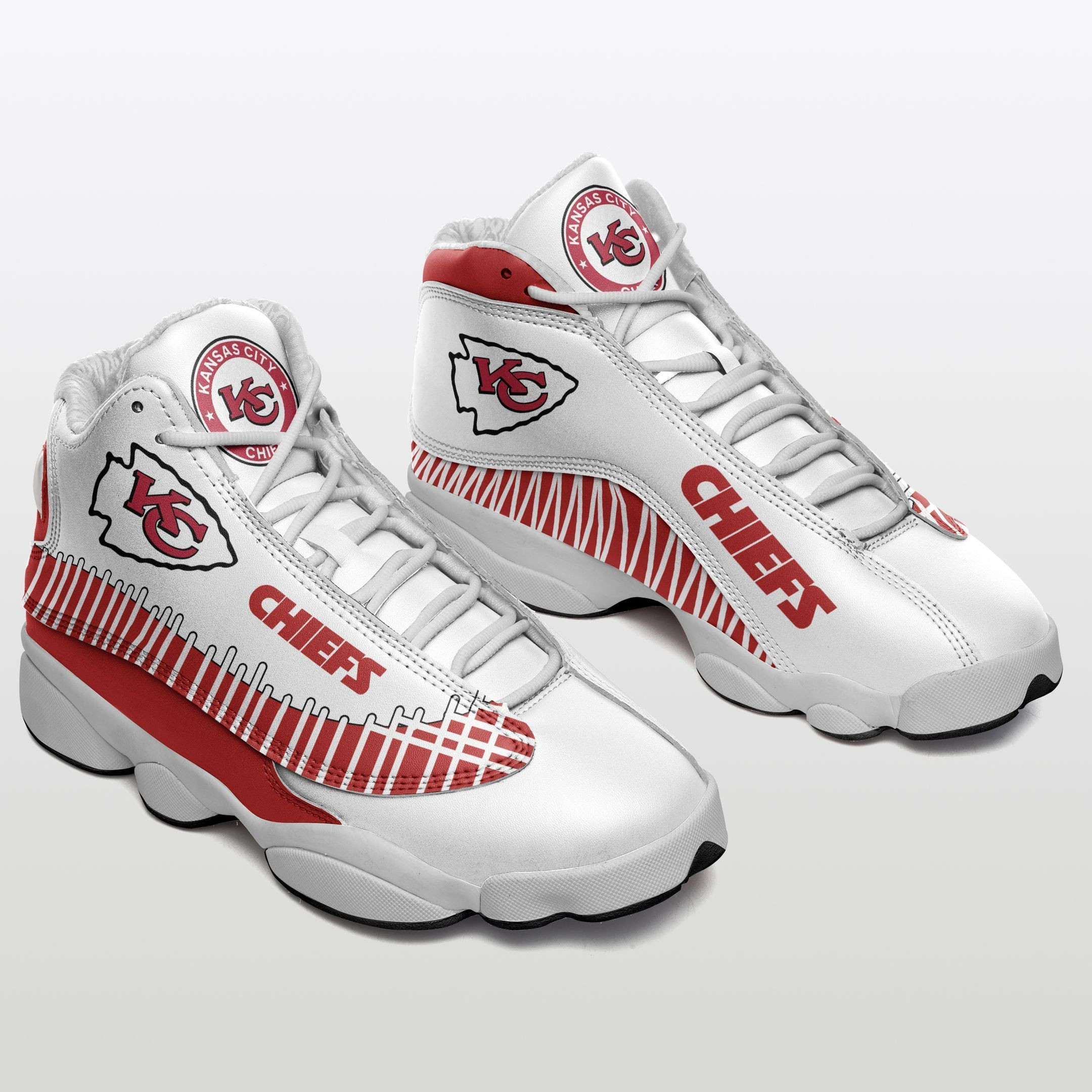 JWFancy Kansas City Chiefs NFL AJ13 Sneakers Shoes For Men And Women
