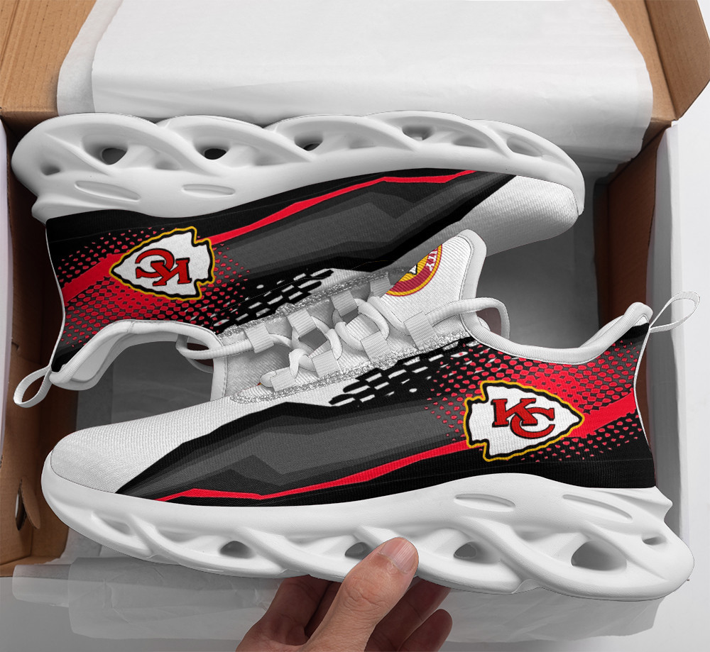 JWFancy Kansas City Chiefs NFL Max Soul Shoes Sneakers For Men And Women