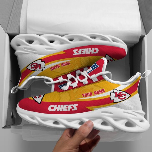 JWFancy Kansas City Chiefs NFL Max Soul Shoes Sneakers For Men And Women
