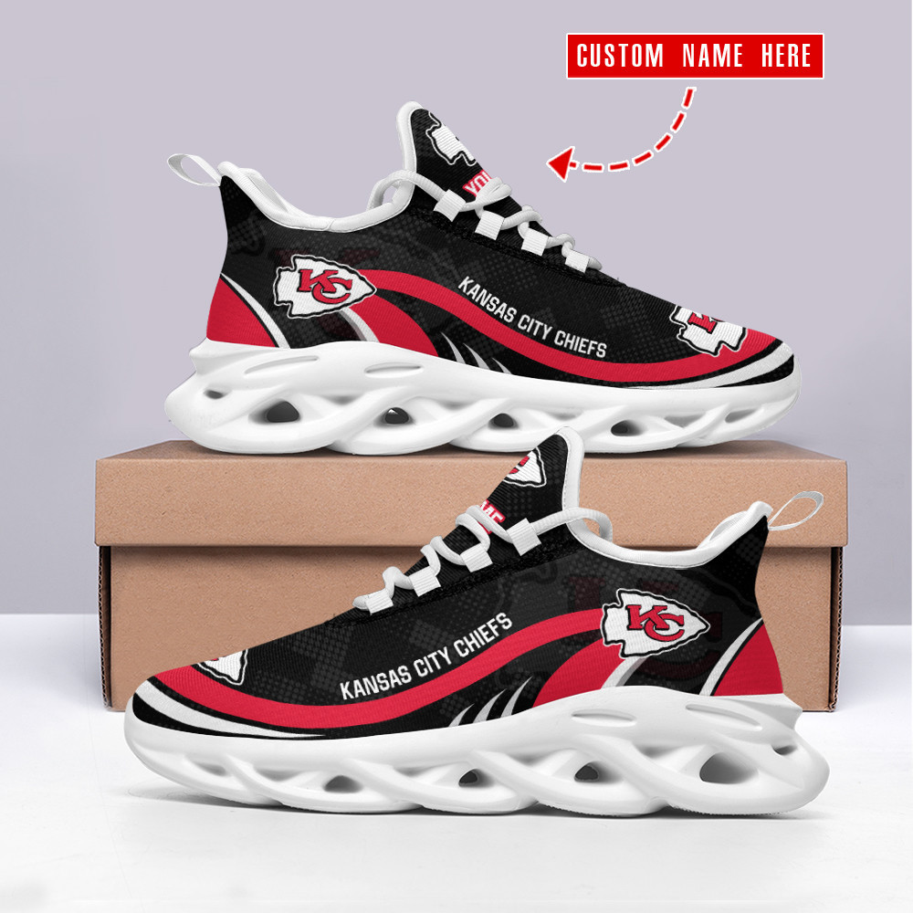 JWFancy Kansas City Chiefs NFL Max Soul Shoes Sneakers For Men And Women