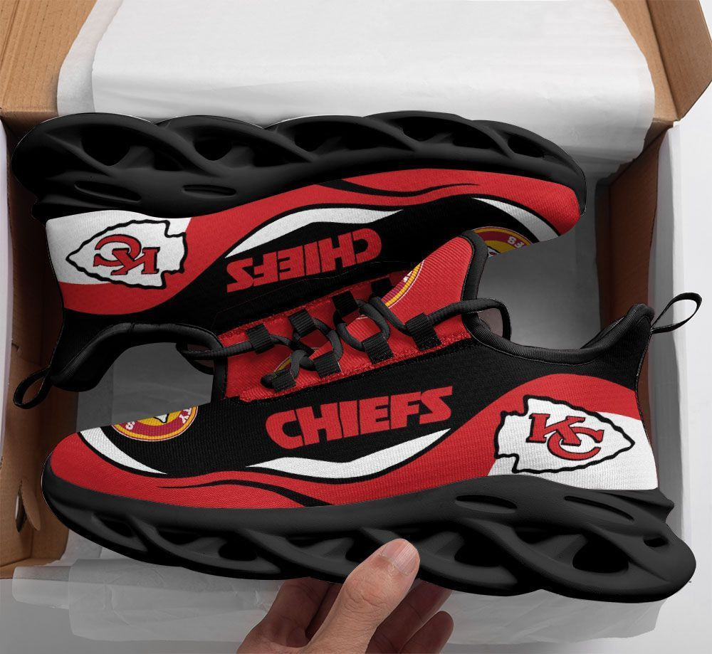 JWFancy Kansas City Chiefs NFL Max Soul Shoes Sneakers For Men And Women