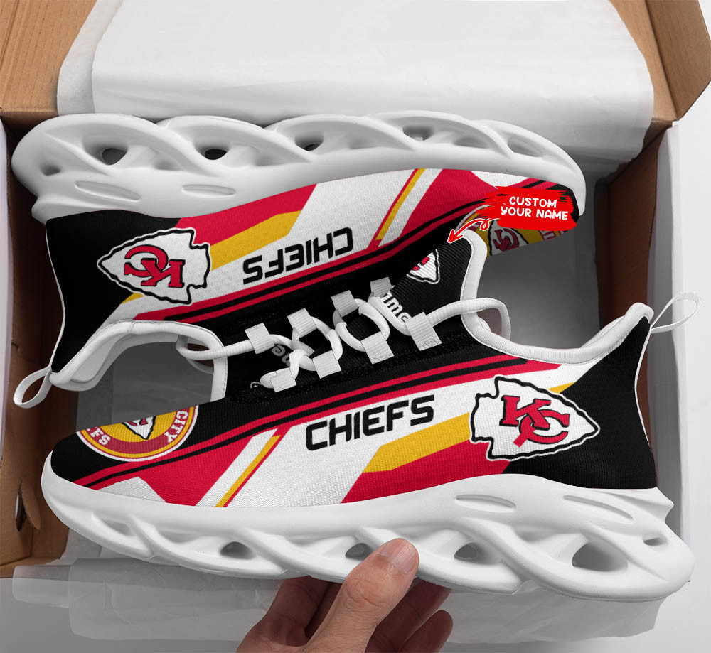 JWFancy Kansas City Chiefs NFL Max Soul Shoes Sneakers For Men And Women