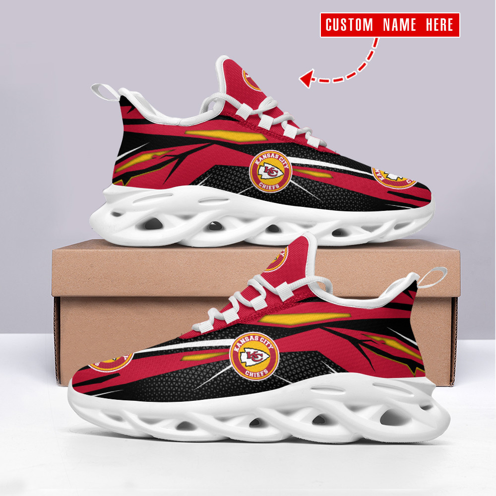 JWFancy Kansas City Chiefs NFL Max Soul Shoes Sneakers For Men And Women