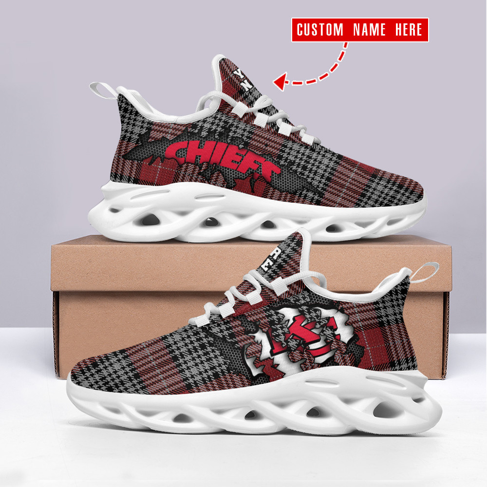 JWFancy Kansas City Chiefs NFL Max Soul Shoes Sneakers For Men And Women