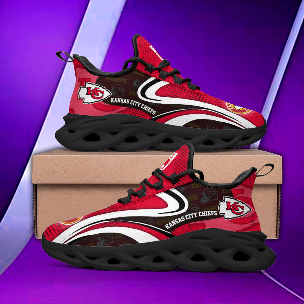 JWFancy Kansas City Chiefs NFL Max Soul Shoes Sneakers For Men And Women
