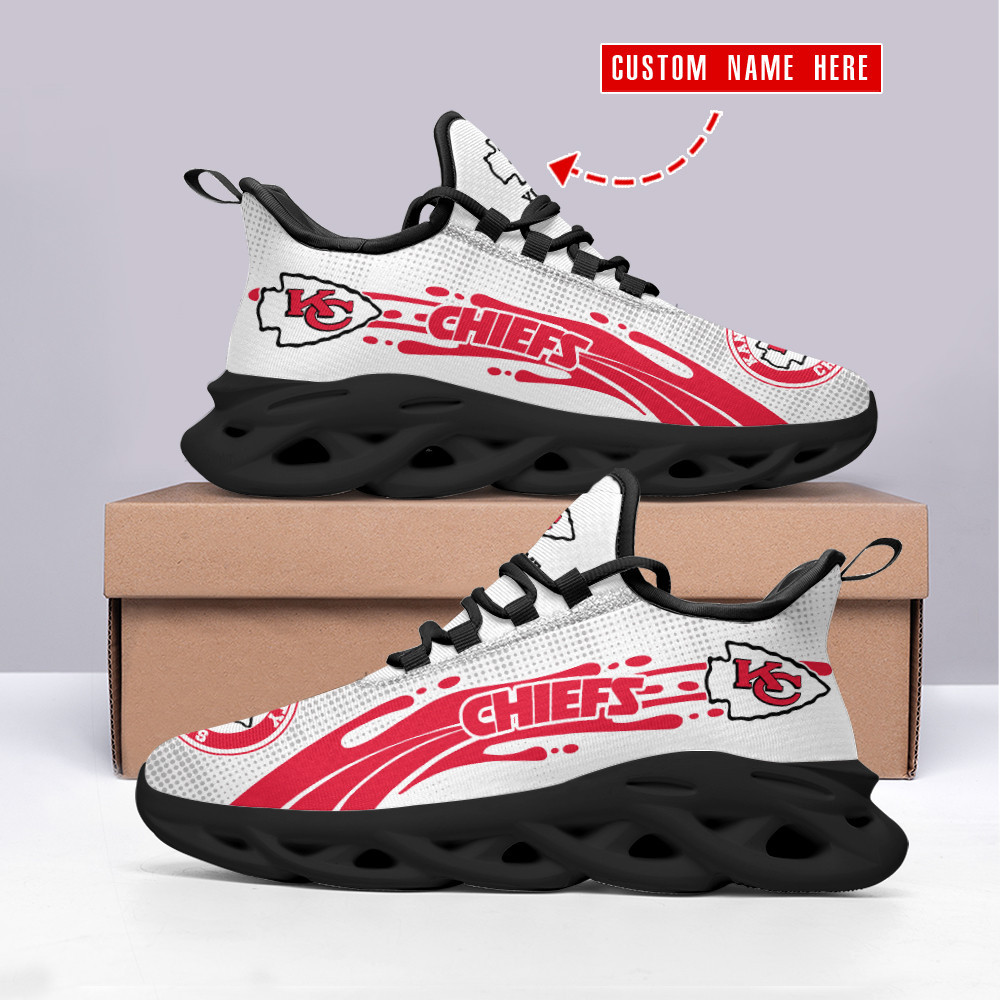 JWFancy Kansas City Chiefs NFL Max Soul Shoes Sneakers For Men And Women