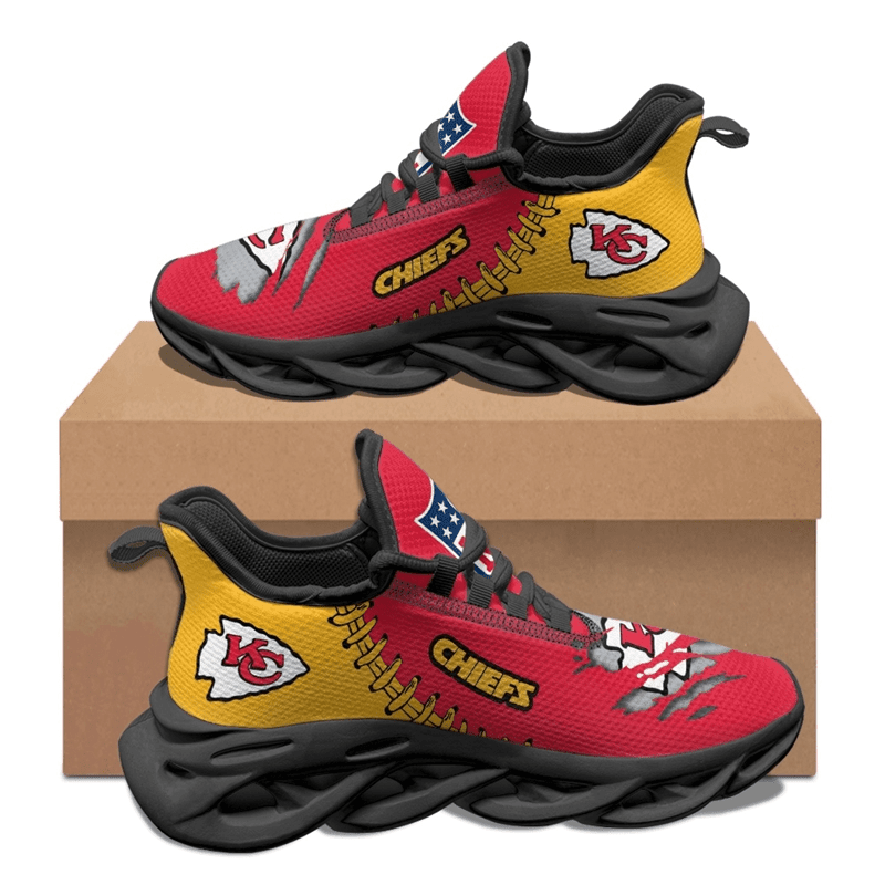 JWFancy Kansas City Chiefs NFL Max Soul Shoes Sneakers For Men And Women