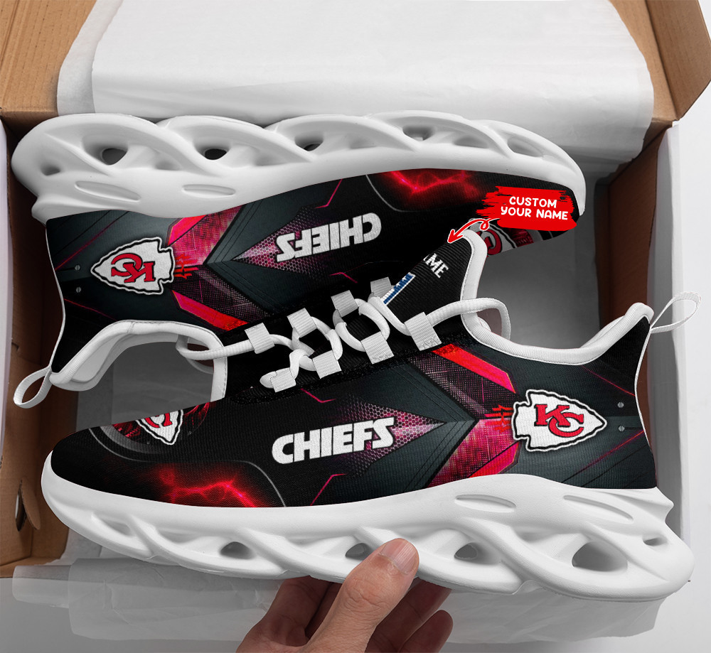 JWFancy Kansas City Chiefs NFL Max Soul Shoes Sneakers For Men And Women