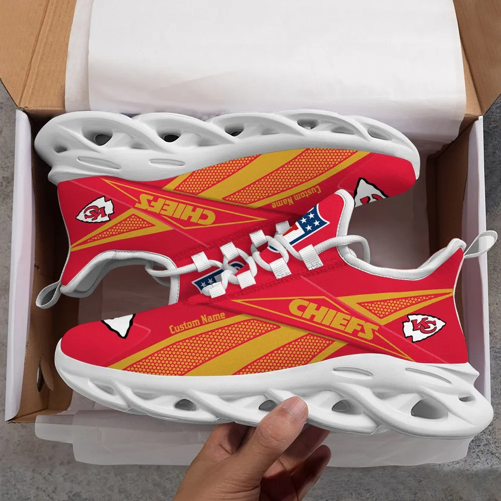 JWFancy Kansas City Chiefs NFL Max Soul Shoes Sneakers For Men And Women