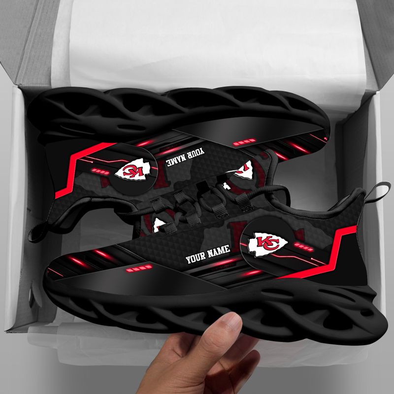 JWFancy Kansas City Chiefs NFL Max Soul Shoes Sneakers For Men And Women